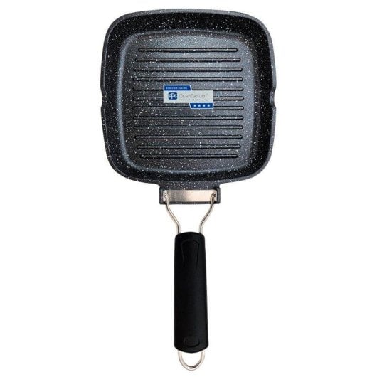Grillpfanne Briebe Gp1159 Induktion Titan-Antihaft 28x28cm Aluminium klappbarer Griff