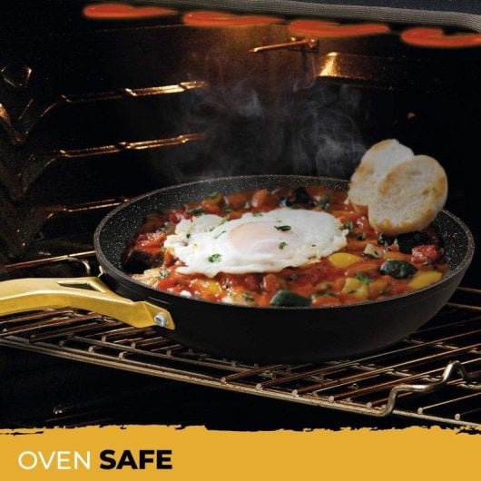 Frigideira Briebe Gold Titanium 3 Peças Indução Antiadherente 20-24-28cm