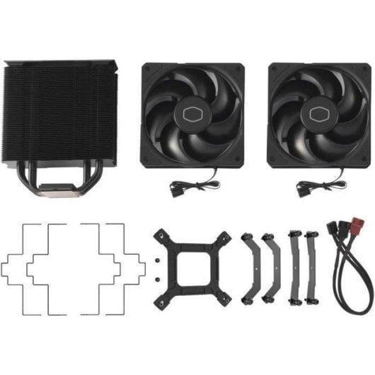 Refrigerazione Aria Cooler Master Socket LGA1700 AM5 120mm Hyper 212 Black X Duo PWM