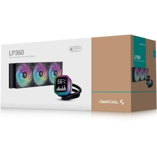 Refrigeração Líquida DeepCool LP360 360mm 3 Ventiladores LED RGB