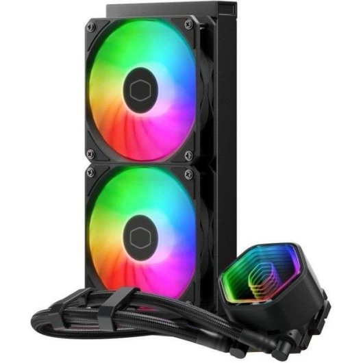 Refrigeración Líquida Cooler Master MasterLiquid 240 Core II 240mm 2 Ventiladores LED RGB