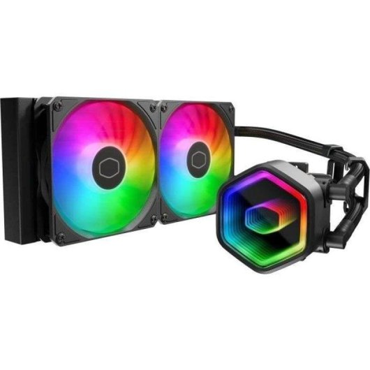 Refrigeración Líquida Cooler Master MasterLiquid 240 Core II 240mm 2 Ventiladores LED RGB