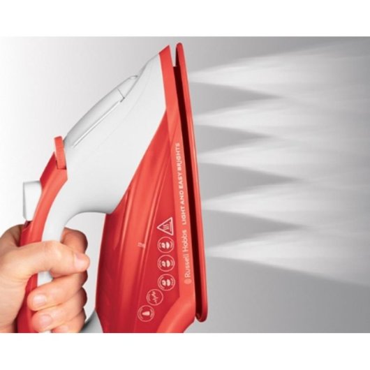 Bügeleisen Russell Hobbs Light & Easy 26481-56 Keramiksohle 115 g/min Rot Weiß