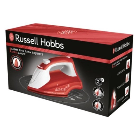 Bügeleisen Russell Hobbs Light & Easy 26481-56 Keramiksohle 115 g/min Rot Weiß