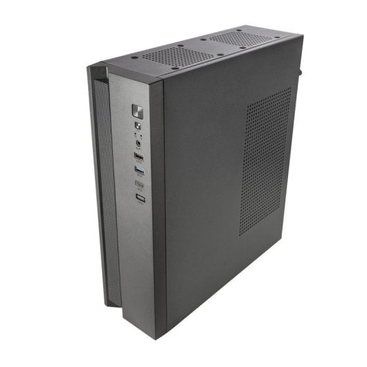 Caixa Tacens Anima Acslim500 Microatx Slim Dual PC com Fonte de Alimentação TFX USB-C de 500 W, Preto