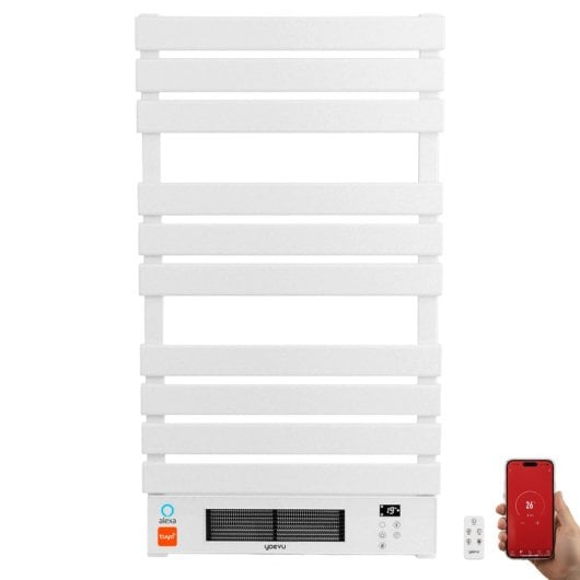 Toallero Eléctrico YOEVU 1500W 10 Barras Wifi Protección IP34