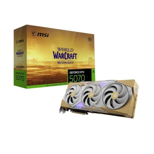 Carte Graphique MSI GeForce RTX 5070 12GB GDDR7 Reflex 2 RTX AI DLSS4