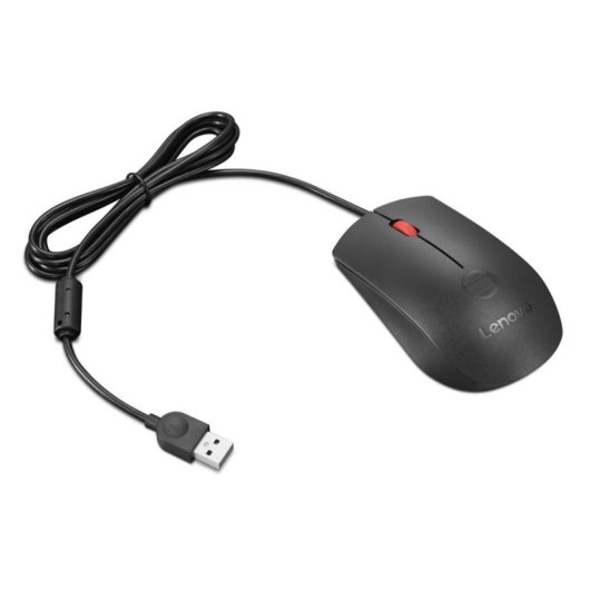 Maus Lenovo 4Y51S24029 USB Kabel 2000 DPI Schwarz Fingerabdrucksensor