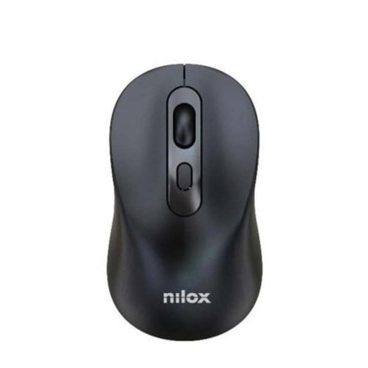 Ratón Nilox Bluetooth Wireless 1600 DPI Nero 4 Pulsanti Ottico Compatto