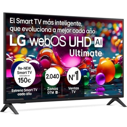 TV LG LED IA 43UA75006LA 43" 4K UltraHD 60Hz Smart TV WebOS HDR10