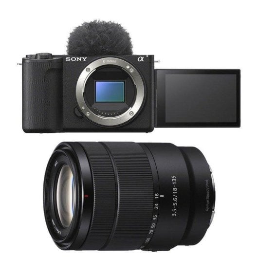 Cámara Mirrorless Sony ZV-E10 II 26MP 4K 18-135mm f/3.5-5.6 OSS 4K UHD WiFi