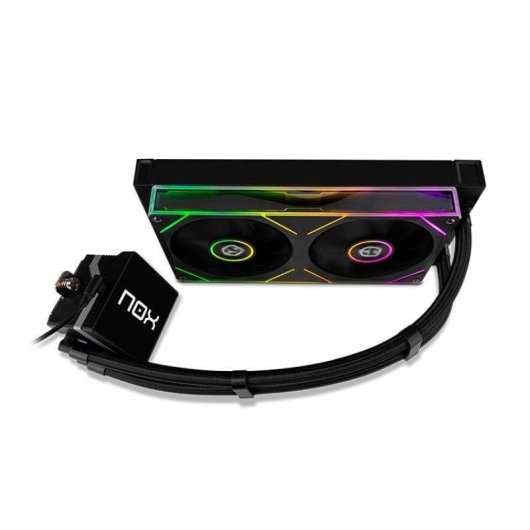 Refrigerazione Liquida NOX Hummer M-240 LCD 240mm 2 Ventole ARGB Schermo LCD