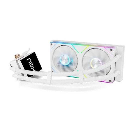 NOX Hummer M-240 Refroidissement liquide Écran LCD 240 mm, 2 ventilateurs ARGB, écran blanc