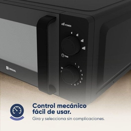 Mikrowelle Origial INFINITYHEAT ESSENTIAL BLACK 20L 700W mit Auftaufunktion