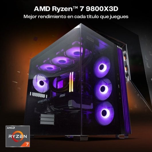 PcCom Ultimate Ryzen 7 9800X3D / 64GB / 2TB M.2 / RTX 5090 / Windows 11 Pro