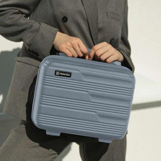 Neceser Numada Upfly T10 Bleu 11L ABS recyclé poignée renforcée