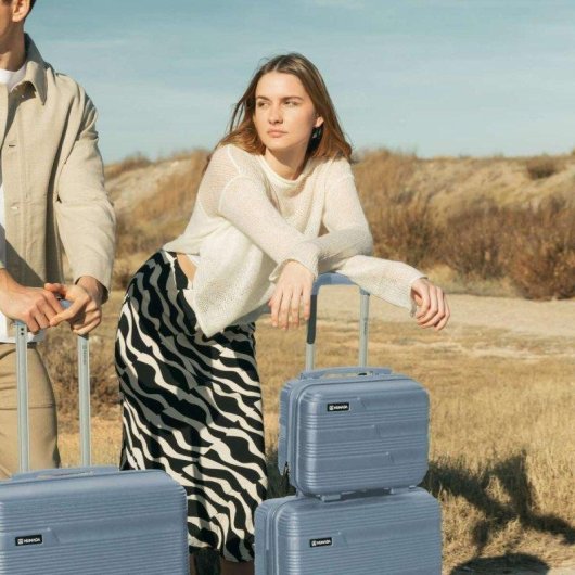 Neceser Numada Upfly T10 Bleu 11L ABS recyclé poignée renforcée