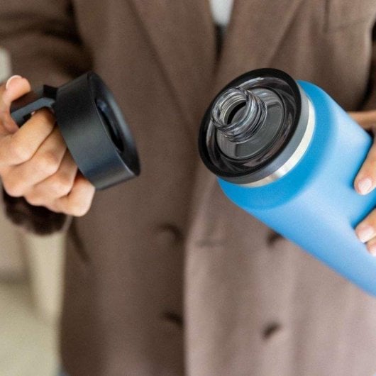 Bouteille thermique Numada Ceramic Bleuazul 1200ml isolation 6 couches