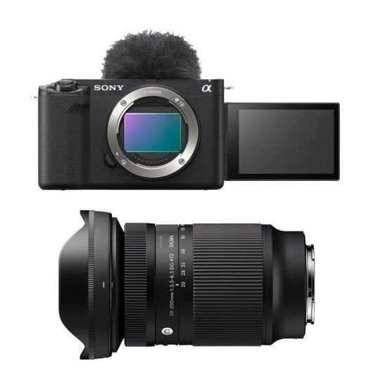 Cámara Mirrorless Sony ZV-E1 12.1MP Full-Frame Sigma 20-200mm f/3.5-6.3 DG 4K UHD WiFi
