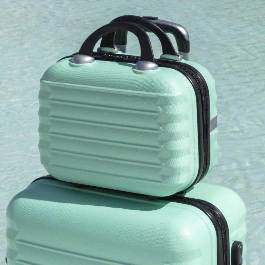 Nécessaire de voyage Numada Upfly Vert Menta 11L ABS recyclé