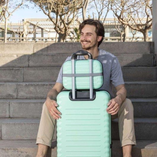 Nécessaire de voyage Numada Upfly Vert Menta 11L ABS recyclé