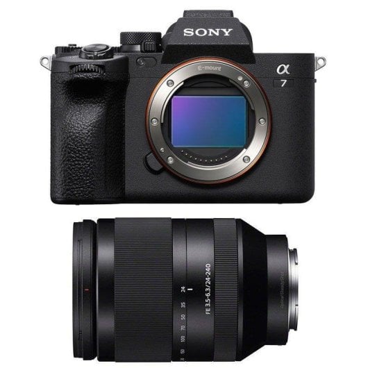 Cámara Mirrorless Sony Alpha 7 IV 33MP 4K Full-Frame 24-240mm f/3.5-6.3 OSS 4K UHD WiFi