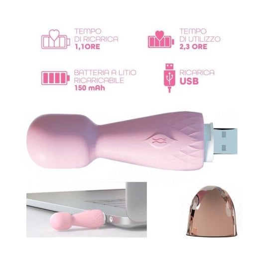 Massagestab Do You Erotic Mini Wand Massager 10 Vibrationen USB IPX4 Silikon