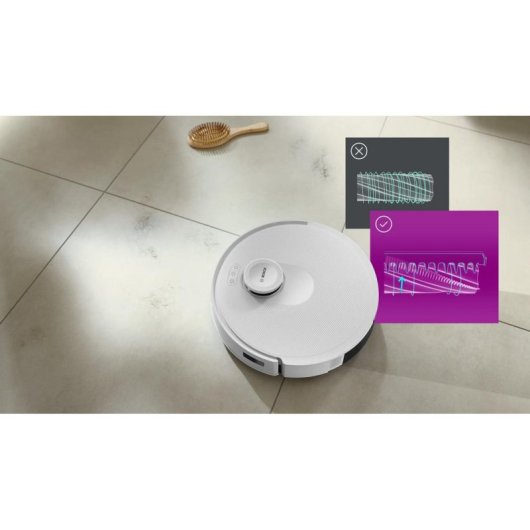 Aspirateur Robot et Laveur Bosch BCRC1W Navigation Laser 11.000 Pa Contrôle Vocal