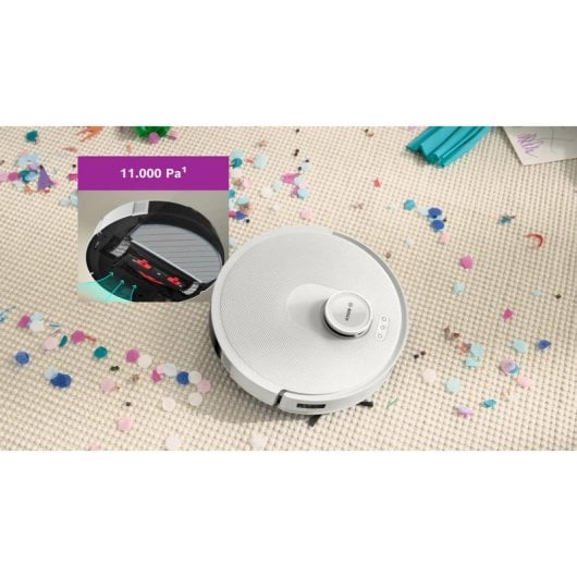 Aspirateur Robot et Laveur Bosch BCRC1W Navigation Laser 11.000 Pa Contrôle Vocal