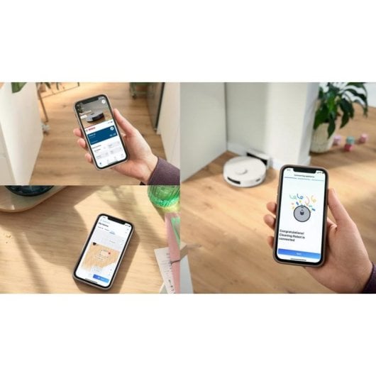 Aspirateur Robot et Laveur Bosch BCRC1W Navigation Laser 11.000 Pa Contrôle Vocal