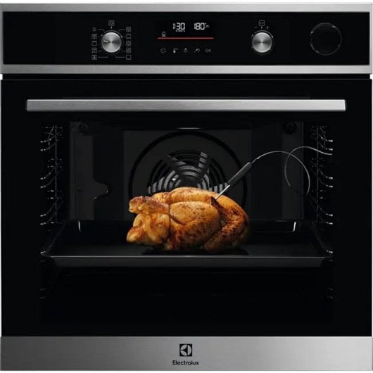 Horno elétrico Electrolux EOC6P77X 72L Inox Antidedadas com vapor e pirolítico
