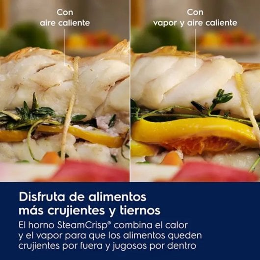 Horno elétrico Electrolux EOC6P77X 72L Inox Antidedadas com vapor e pirolítico