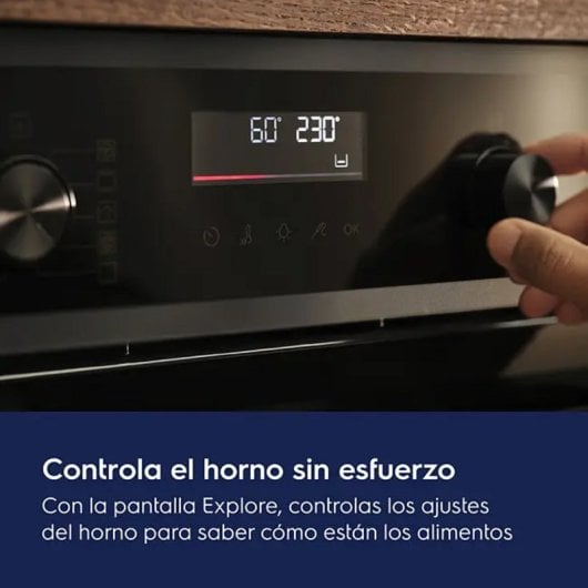 Horno elétrico Electrolux EOC6P77X 72L Inox Antidedadas com vapor e pirolítico