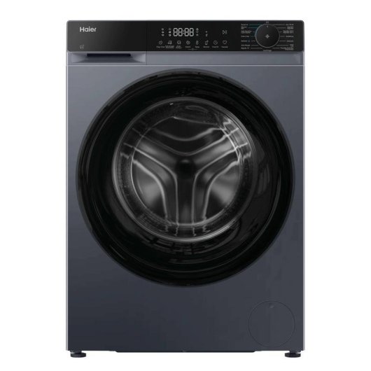 Lavadora Haier HW80-BP14357GTU1 Carga Frontal 8 kg 1400 rpm Clase A Antracita WiFi IA