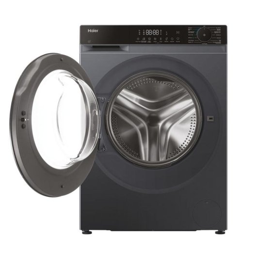 Lavadora Haier HW80-BP14357GTU1 Carga Frontal 8 kg 1400 rpm Clase A Antracita WiFi IA