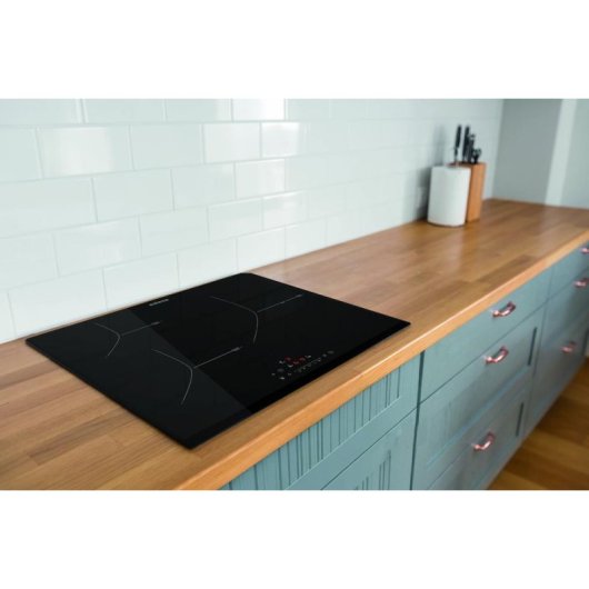 Placa de indução Edesa EIS-6330 R 3 zonas 59 cm Touch Slider vidro preto