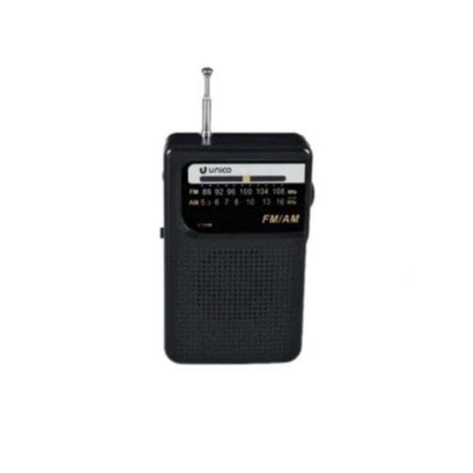 Altoparlante portatile UNICO Nero radio FM wireless jack 3,5 mm