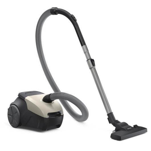Staubsauger mit Beutel Philips 1000 Series XD1101/10 750W HEPA 3L Schwarz Beige