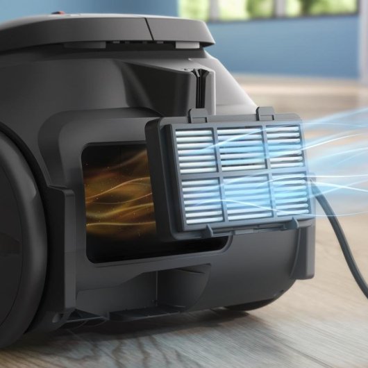 Aspirateur avec Sac Philips 2000 Series XD1142/10 750W HEPA 3L Noir Bleu