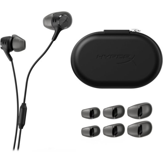 Auriculaires HyperX Cloud Earbuds III filaires pour multimédia et gaming noirs