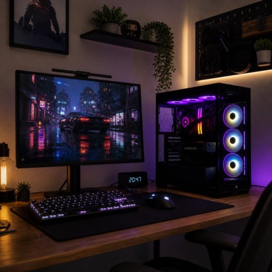 PcCom iCUE AMD Ryzen 7 7800X3D / 32GB / 1TB SSD / RTX 5070 Ti