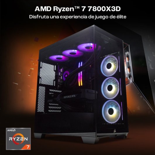 PcCom iCUE AMD Ryzen 7 7800X3D / 32GB / 1TB SSD / RTX 5070 Ti