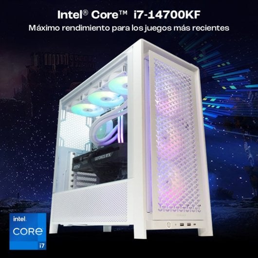 PcCom iCUE Intel Core i7-14700KF / 32GB / 1TB SSD / RTX 5070 Ti
