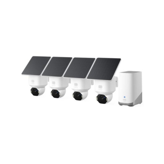 Cámara IP Eufy SoloCam E42 4K Visión Nocturna Interior y Exterior IA Alarma Audio Bidireccional