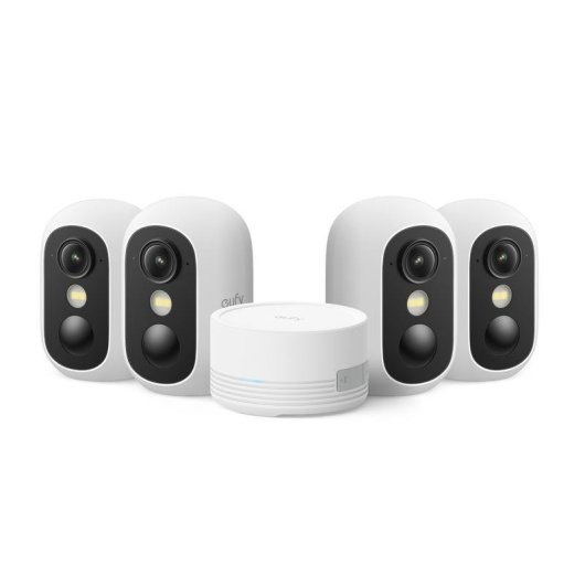 Cámara IP Eufy Cam C35 FullHD Visión Nocturna Interior y Exterior Detección IA Audio Bidireccional
