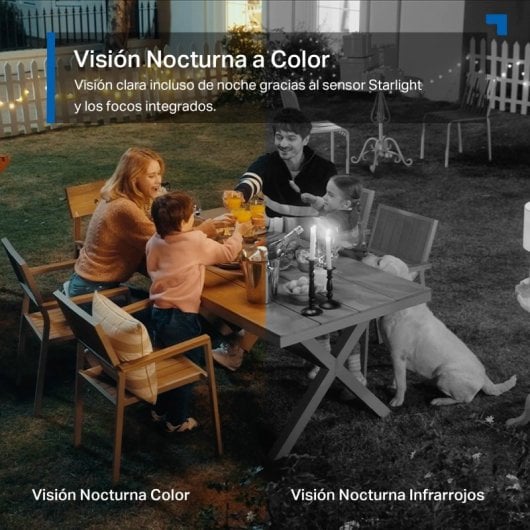 Caméra de surveillance TP-Link TC92 4K Vision Nocturne Extérieure Détection IA Audio Bidirectionnel