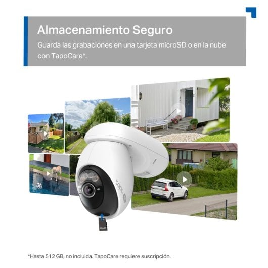 Caméra de surveillance TP-Link TC92 4K Vision Nocturne Extérieure Détection IA Audio Bidirectionnel