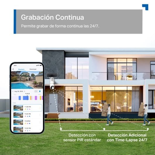 Caméra de surveillance TP-Link TC92 4K Vision Nocturne Extérieure Détection IA Audio Bidirectionnel