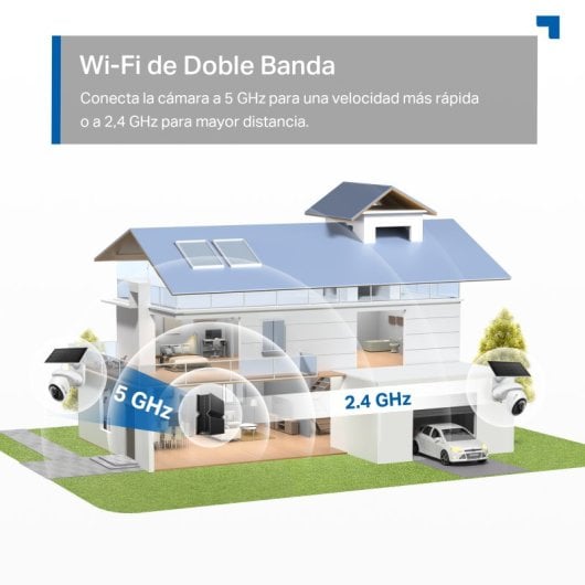 Caméra de surveillance TP-Link TC92 4K Vision Nocturne Extérieure Détection IA Audio Bidirectionnel