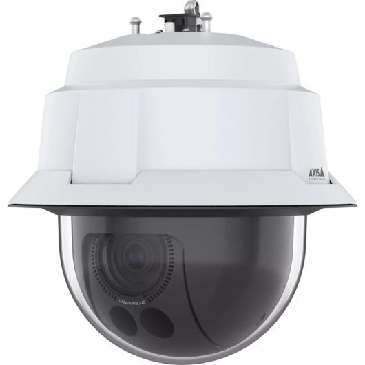 Câmera de vigilância Axis Q6086-E 4MP Visão Noturna Externa PTZ Detecção IA Antivandalismo